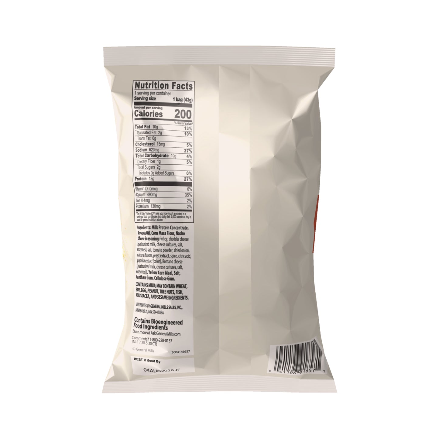 PRōT Edge™ Protein Tortilla Chips - Nacho Cheese & Sea Salt Variety Pack | 1.5 oz Single-Serve Bags