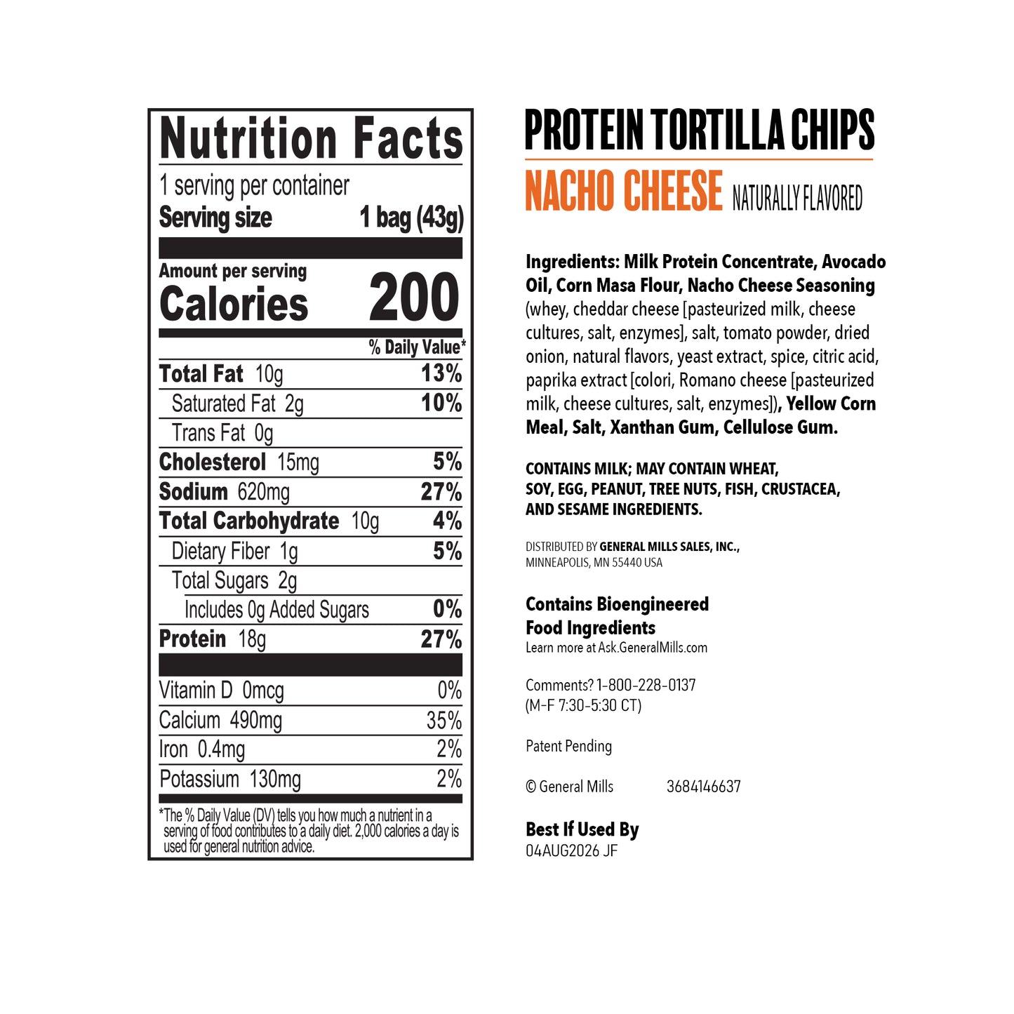 PRōT Edge™ Protein Tortilla Chips - Nacho Cheese & Sea Salt Variety Pack | 1.5 oz Single-Serve Bags