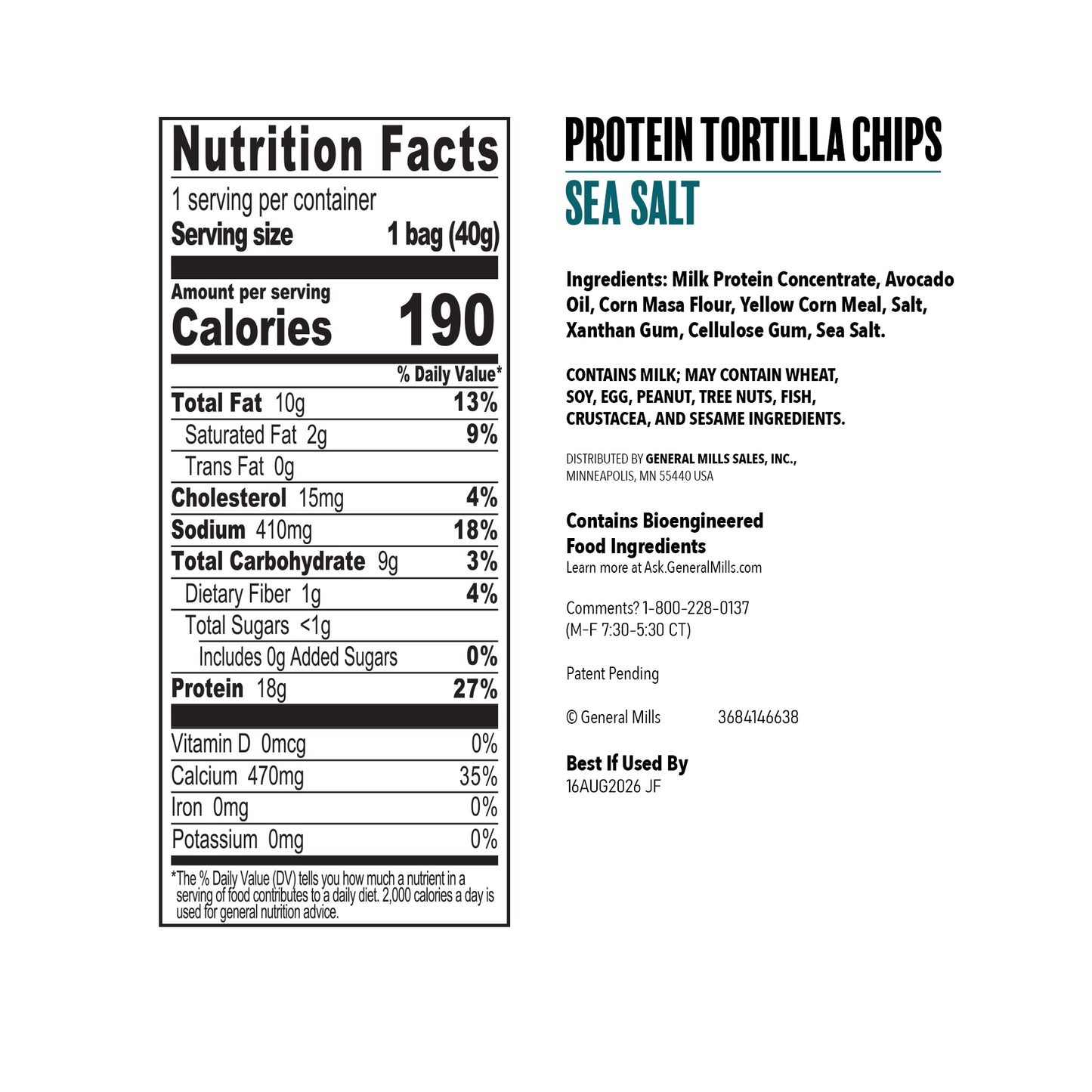 PRōT Edge™ Protein Tortilla Chips - Nacho Cheese & Sea Salt Variety Pack | 1.5 oz Single-Serve Bags